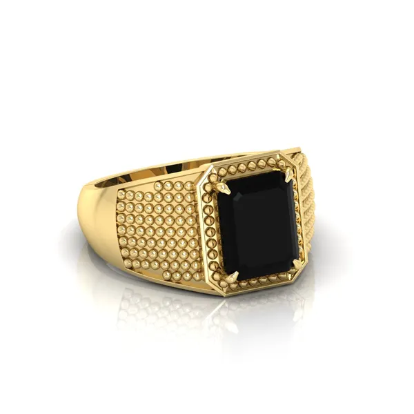 Black_Sulemani_Hakik_Aget_Gemstone_Brass_Metal_Adjustable_Ring_Astrological_Purpose_For_Unisex
