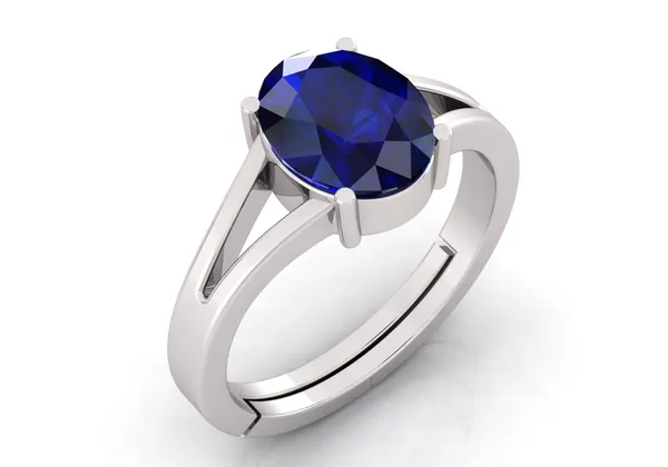 Blue_Sapphire_Neelam_Gemstone_Brass_Metal_Adjustable_Ring_Astrological_Purpose_For_Unisex