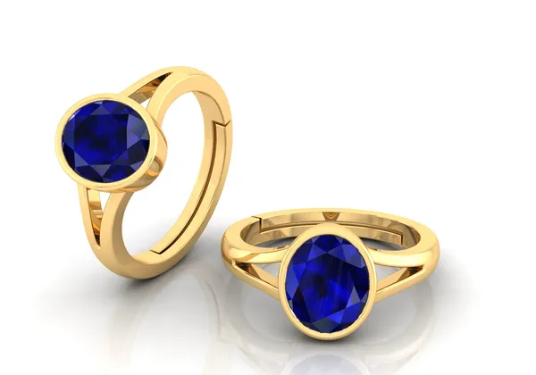 Blue_Sapphire_Neelam_Gemstone_Brass_Metal_Adjustable_Ring_Astrological_Purpose_For_Unisex
