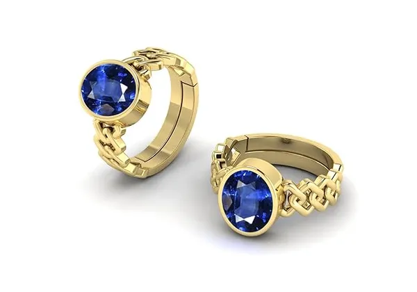 Blue_Sapphire_Neelam_Gemstone_Brass_Metal_Adjustable_Ring_Astrological_Purpose_For_Unisex