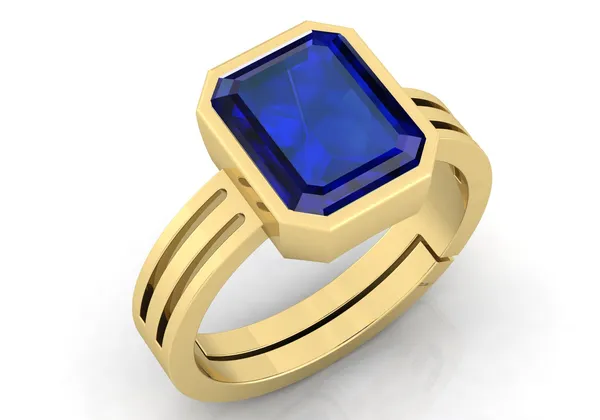 Blue_Sapphire_Neelam_Gemstone_Brass_Metal_Adjustable_Ring_Astrological_Purpose_For_Unisex