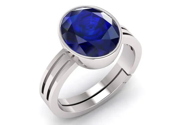 Blue_Sapphire_Neelam_Gemstone_Brass_Metal_Adjustable_Ring_Astrological_Purpose_For_Unisex