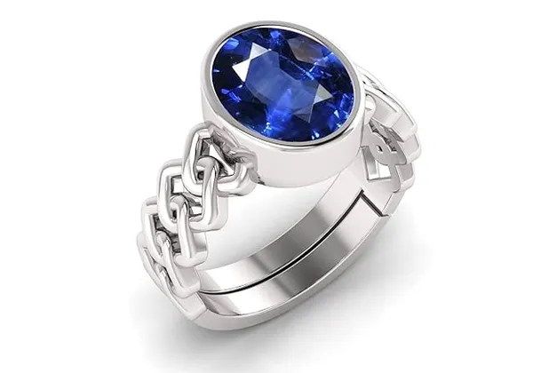 Blue_Sapphire_Neelam_Gemstone_Brass_Metal_Adjustable_Ring_Astrological_Purpose_For_Unisex