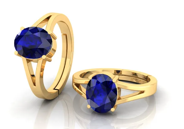 Blue_Sapphire_Neelam_Gemstone_Brass_Metal_Adjustable_Ring_Astrological_Purpose_For_Unisex