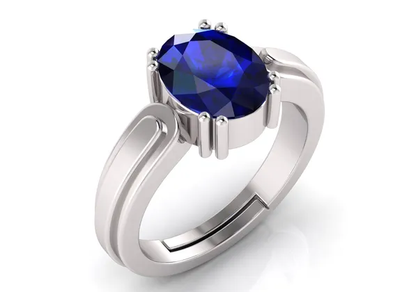 Blue_Sapphire_Neelam_Gemstone_Brass_Metal_Adjustable_Ring_Astrological_Purpose_For_Unisex