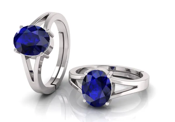 Blue_Sapphire_Neelam_Gemstone_Brass_Metal_Adjustable_Ring_Astrological_Purpose_For_Unisex