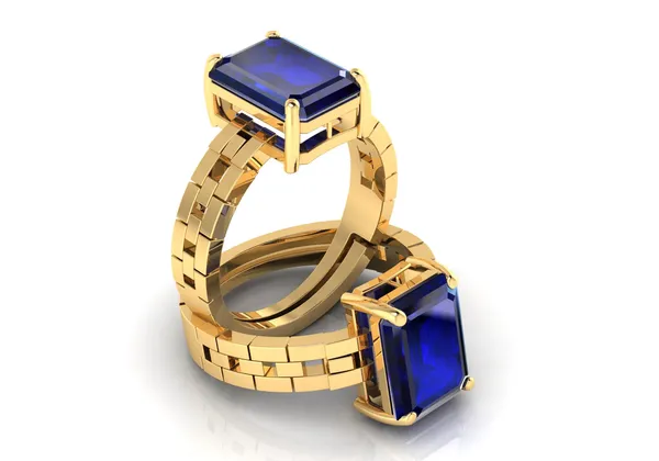 Blue_Sapphire_Neelam_Gemstone_Brass_Metal_Adjustable_Ring_Astrological_Purpose_For_Unisex