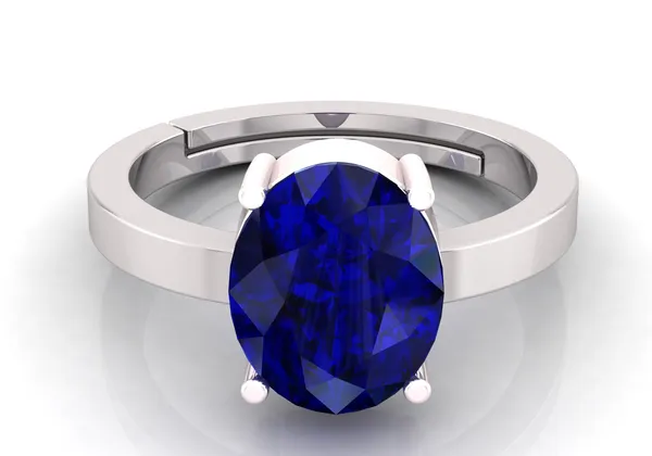 Blue_Sapphire_Neelam_Gemstone_Brass_Metal_Adjustable_Ring_Astrological_Purpose_For_Unisex