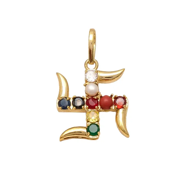 Navratan_9_Gemstone_Swastik_Color_Full_Pendant_Astrological_Purpose_Good_Luck,_Good_Health,_Good_Wealth_For_Men_And_Women