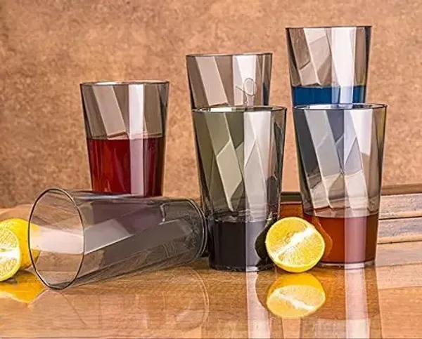 Pack_Of_6_Black_Rampet_Plastic_Twister_Shaped_Unbreakable_Glass