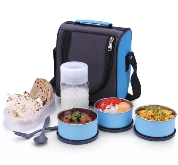 Set_Of_7__Plastic_Premium_Lunch_Box_With_Bag