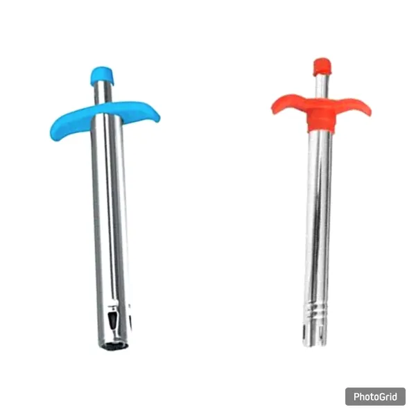 Pack_Of_2_Red_&_Blue_Stainless_Steel_Electronic_Gas_Lighter_(Combo_Offer_Buy_1_Get_1_Free)