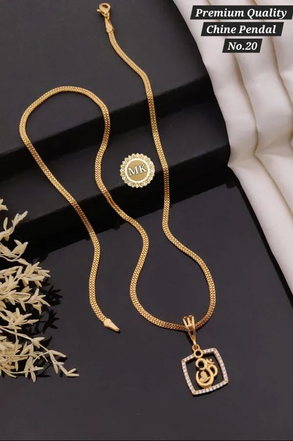Gold_Plated_Pendant_Set_Premium_Stylish_Pendant_with_chain_For_Women