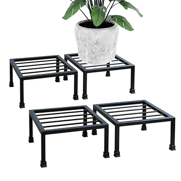 Set_Of_4_Black_Square_Stand_|_For_Indoor_And_Outdoor_Plants_|_Square_Shape_Thick_And_Strong_Leg