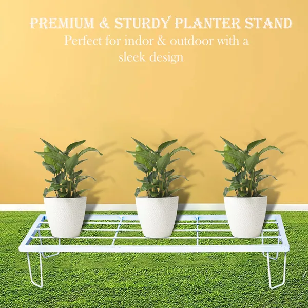 Heavy_Metal_Flower_Pot/Plant_Stand_
for_Home_Garden_Balcony_Living_Room_
Decor_24_Inches_(White-Set_of_2)