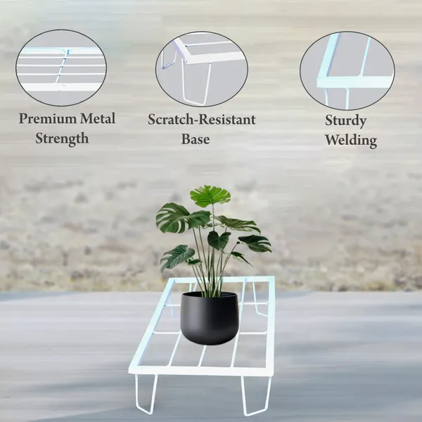 Heavy_Metal_Flower_Pot/Plant_Stand_
for_Home_Garden_Balcony_Living_Room_
Decor_24_Inches_(White-Set_of_2)