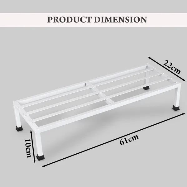 Pack_Of_2_White_Metal_Rectangular_Stand_|_For_Indoor/Outdoor_Plants_|_24_Inches