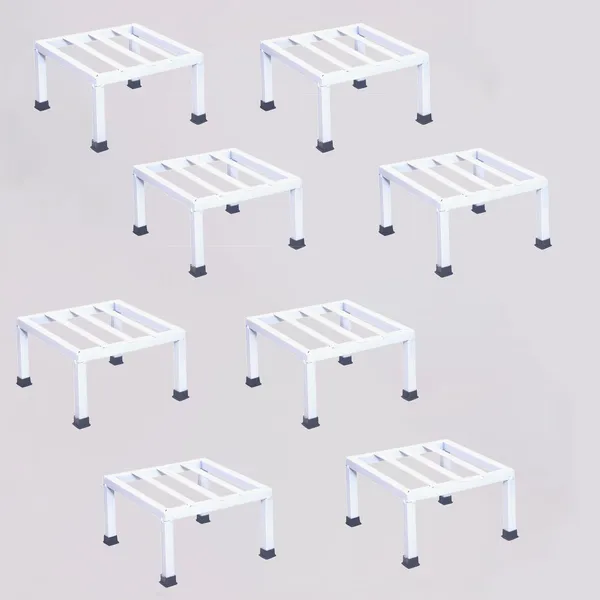 Set_Of_8_White_Square_Stand_|_For_Indoor_And_Outdoor_Plants_|_Thick_And_Strong_Leg