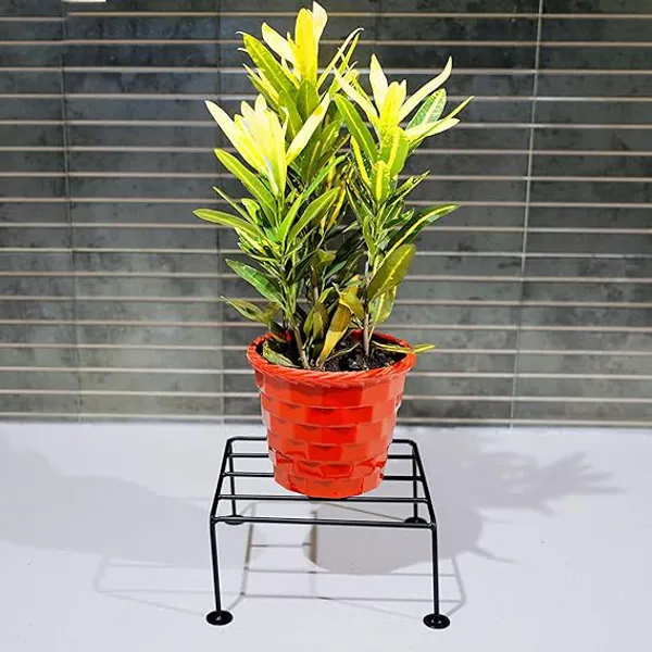 Set_Of_4_Black_Classic_Strong_Wire_Flower_Pot_Stand_/_Gamla_Square_Stand_|_For_Indoor_And_Outdoor_Plants_|_For_Garden,_Balcony