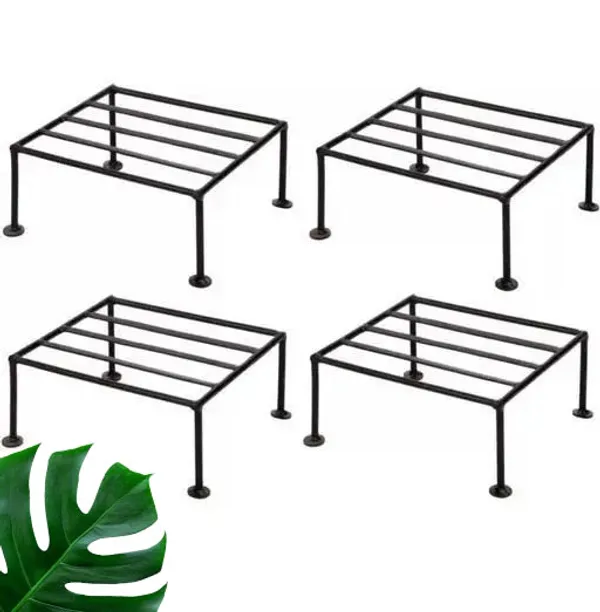 Set_Of_4_Black_Classic_Strong_Wire_Flower_Pot_Stand_/_Gamla_Square_Stand_|_For_Indoor_And_Outdoor_Plants_|_For_Garden,_Balcony