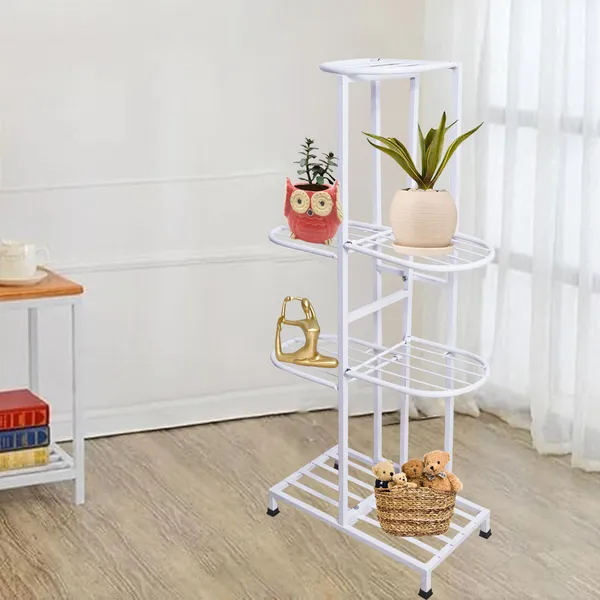 7-_Tier_Plant_Stand_Multiple_
Flower_Pot_Holder_Shelves_Planter_Rack_Storage_Organizer_Display_for_Indoor_Outdoor_Garden_Balcony,_set_of_1,_White