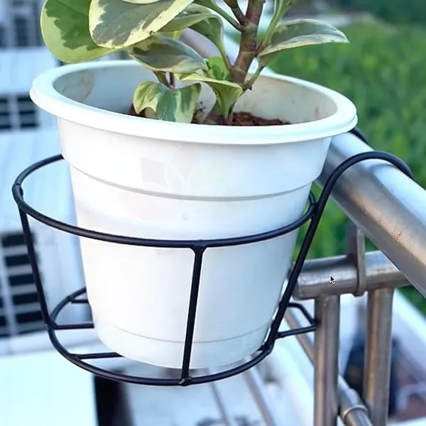 Set_Of_2_Black_Metal_Hanging_Railing_Basket_Stand_|_For_Indoor/Outdoor_Plants_|_Heavy_Duty_Durable_Ideal_|_For_Balcony_Terrace_Railing