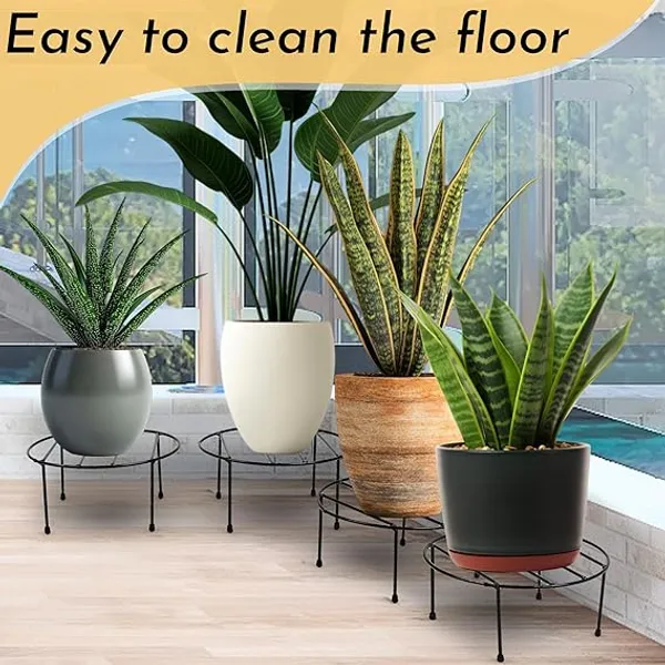 Set_Of_4_Black_Anti_Rust_Metal_Plant_Stand_With_Bottom_Rubber_|_For_Balcony_Garden,_Indoor_&_Outdoor_Pot_Stand