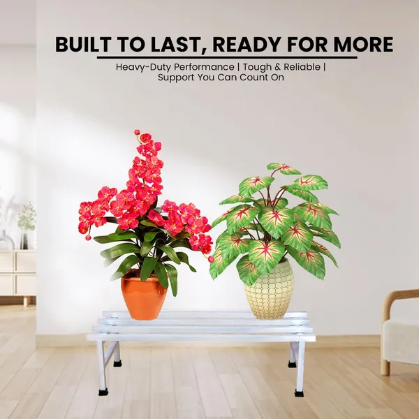 Heavy-Load_Metal_Plant_Stand_(Set_of_2)_|_24_Inch,_White,_300_Kg_Load_Capacity_|_Classic_Plant_Stands_for_Outdoor_&_Indoor_Living_Room