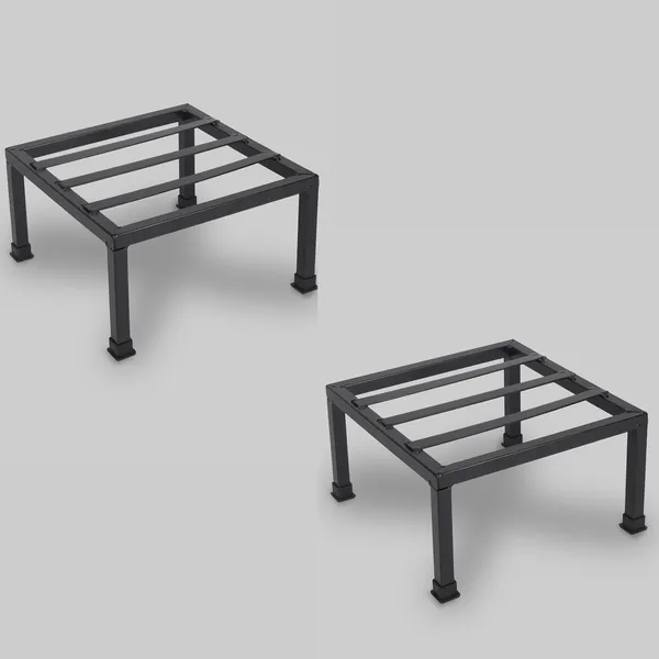 Set_Of_2_Black_Square_Stand_|_For_Indoor_And_Outdoor_Plants_|__Thick_And_Strong_Legs_Ideal_|_For_Garden