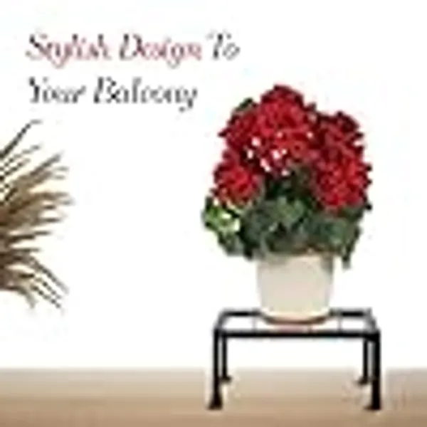 Set_of_1_Black_Strong_Flower_Pot_/_Gamla_Square_Stand_|_For_Indoor_And_Outdoor_Plants_|_Square_Shape_Thick_And_Strong_Leg