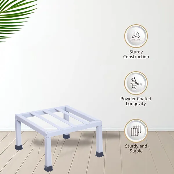 Set_Of_4_White_Strong_Flower_Pot_/_Gamla_Square_Stand_|_For_Indoor_And_Outdoor_Plants_|_Square_Shape_Thick_And_Strong_Leg