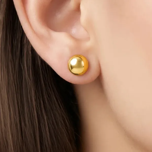 Gold_Toned_Round_Ball_Stud_Earrings_for_Women