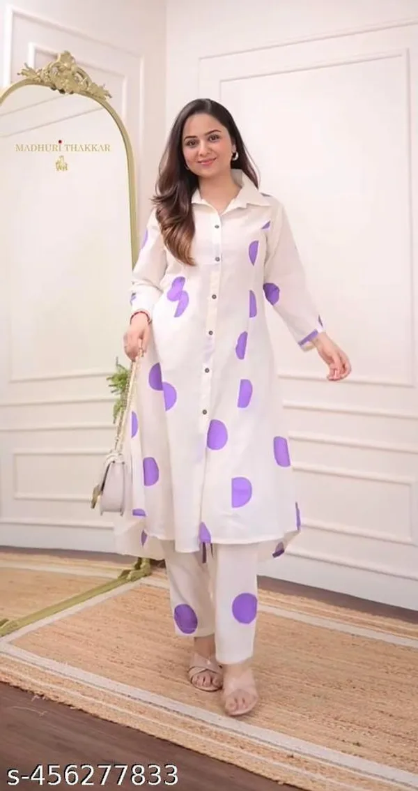 Zamuni_Cotton_Regular_Fit_Casual_Kurta_&_Pant_Set_For_Women
