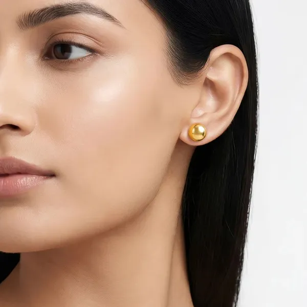 Gold_Toned_Round_Ball_Stud_Earrings_for_Women