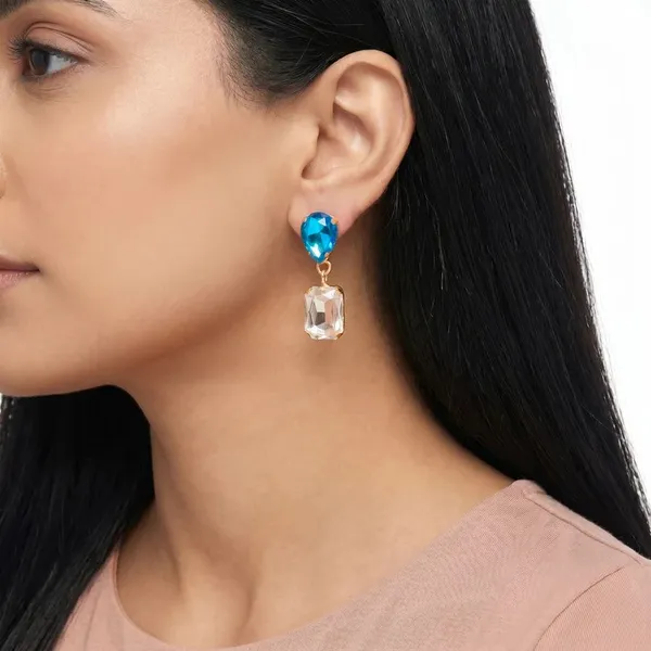Blue_and_White_Crystal_Gold_Drop_Earrings_for_Women