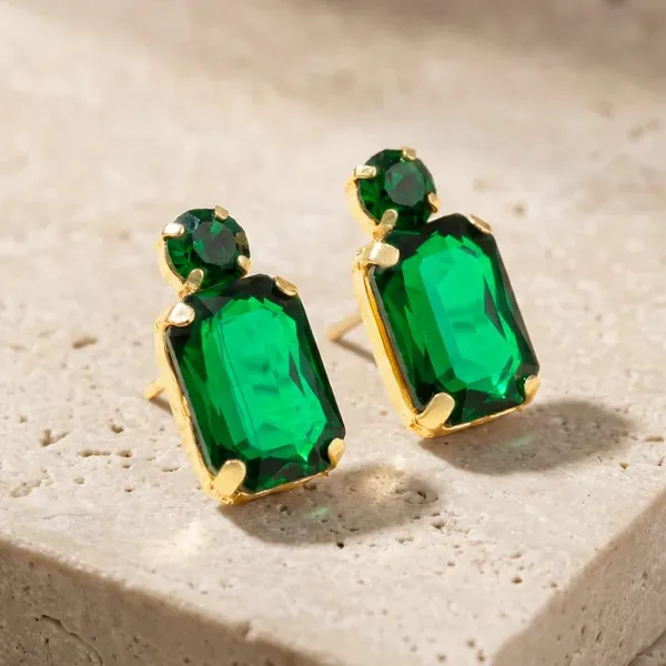 Green_Emerald_Cut_Crystal_Gold_Stud_Earrings_for_Women