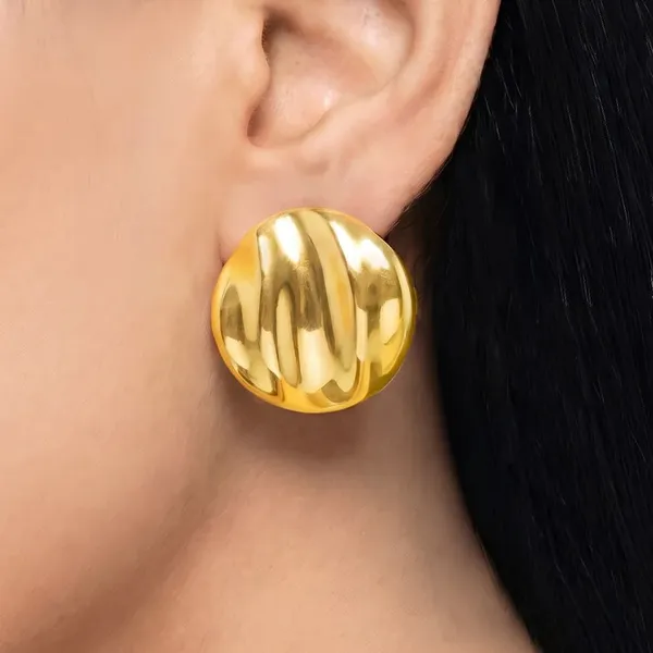 Gold_Textured_Round_Stud_Earrings_for_Women