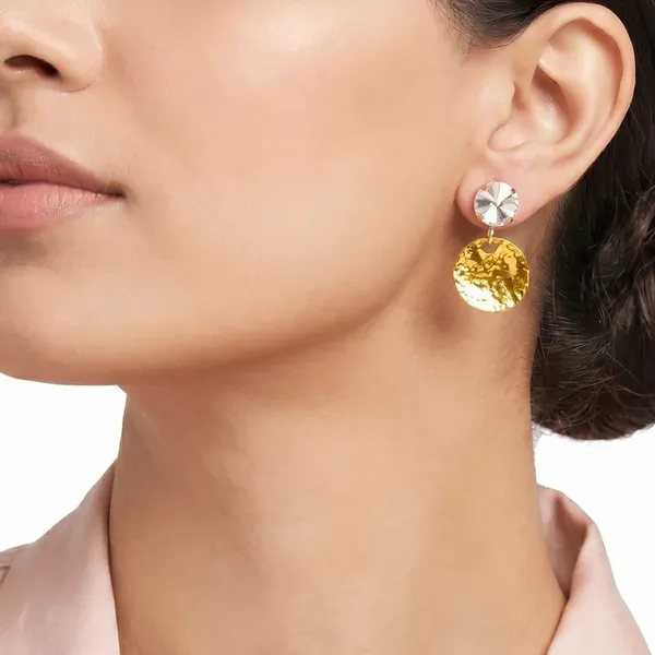 Gold_Crystal_Stud_Hammered_Disc_Drop_Earrings_for_Women