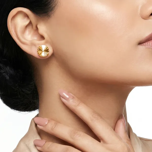 Gold_Champagne_Crystal_Round_Stud_Earrings_for_Women