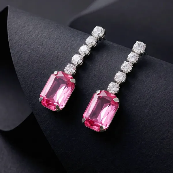 Silver_Toned_Pink_Stone_Studded_Drop_Earrings_for_Women