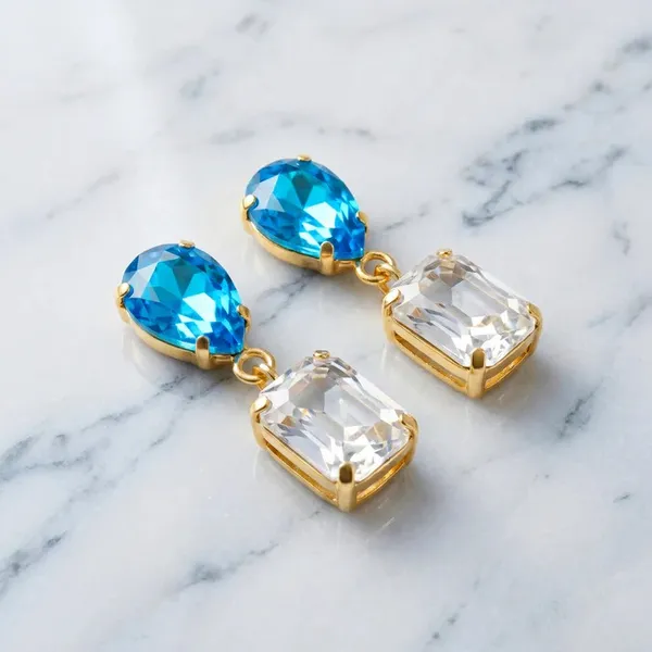 Blue_and_White_Crystal_Gold_Drop_Earrings_for_Women
