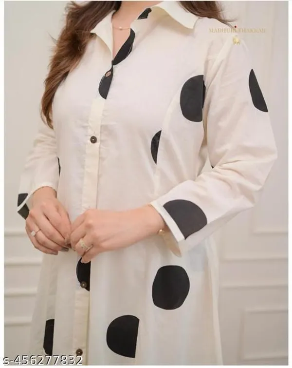 Black_Cotton_Regular_Fit_Casual_Kurta_&_Pant_Set_For_Women