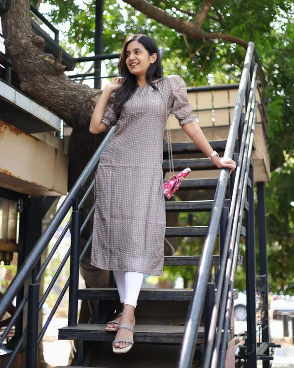 Organza Designer Kurti MHK317