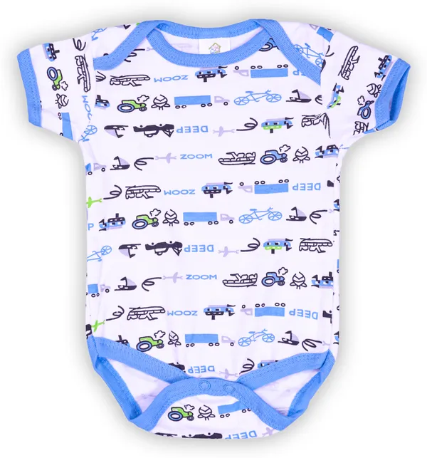 Pack_Of_3_Light_Blue_Hosiery_PrintedHalf_Sleeves_Round_Neck_Casual_Dungaree_Body_Suit_For_Baby_Boys_&_Baby_Girls