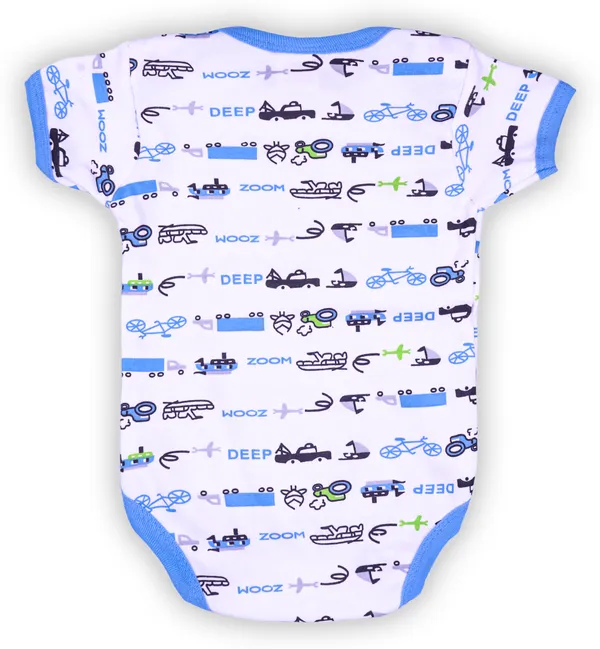 Pack_Of_3_Light_Blue_Hosiery_PrintedHalf_Sleeves_Round_Neck_Casual_Dungaree_Body_Suit_For_Baby_Boys_&_Baby_Girls