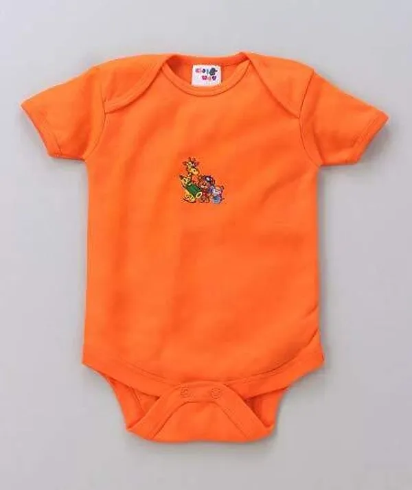 Pack_Of_3_Orange__Hosiery_Half_Sleeves_Round_Neck_Body_Suit_For_Baby_Boys