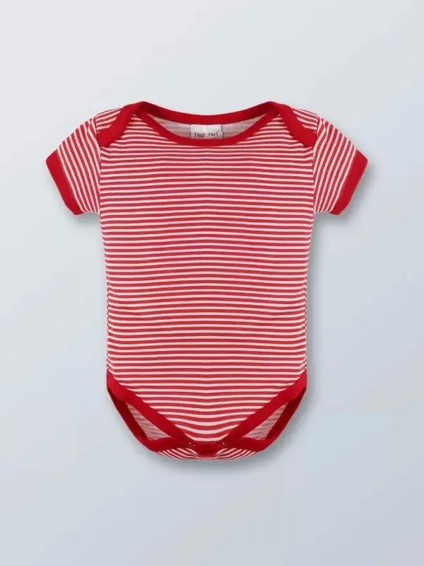 Pack_Of_3_Red__Hosiery_Half_Sleeves_Round_Neck_Casual_Body_Suit_For_Baby_Boys