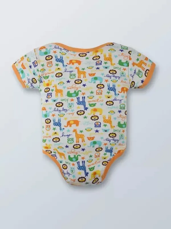 Pack_Of_3_Yellow_Hosiery_Half_Sleeves_Round_Neck_Casual_Body_Suit_Baby_Boys