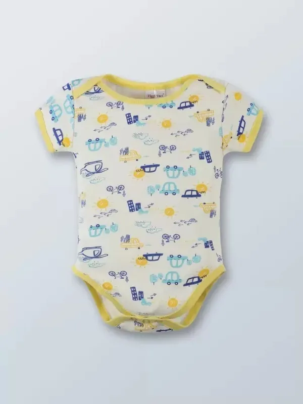 Pack_Of_3_Yellow_Hosiery_Half_Sleeves_Round_Neck_Casual_Body_Suit_Baby_Boys