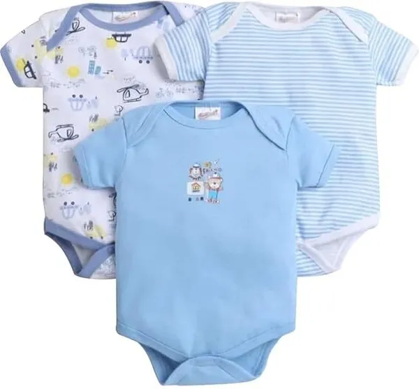 Pack_Of_3_Light_Blue_Hosiery_Printed_Bell_Sleeves_Round_Neck_Body_Suit_For_Baby_Boys